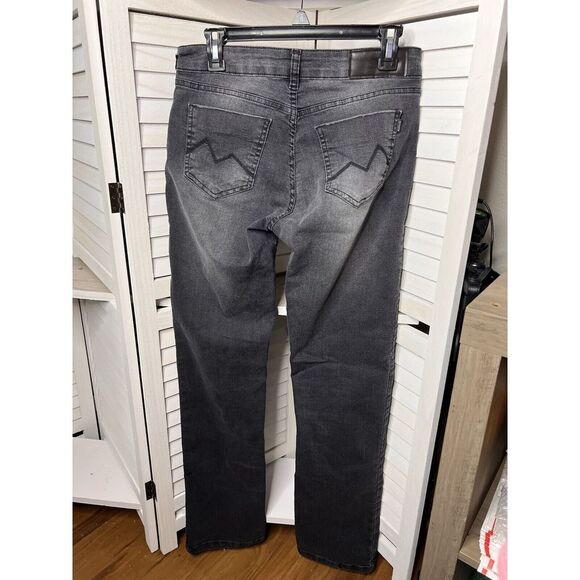 M. Officer Black Jeans Women's 40 (29") Brazilian Jeans‎ Excellent Condition - Picture 2 of 7